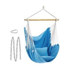 Perhaps installing a plush chair near a corner can absorb the sound? Outdoor Hanging Chair With Hanging Strap Large Swing Chair With 2 Pillows Living Room Songmics Hammock Chair Bedroom For Indoor Beige Ugdc187m01 Load Capacity 330 Lb Patio Furniture Accessories Hammocks Stands