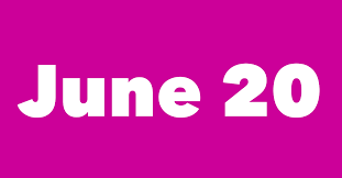 A seemingly insightful vibe isn't likely to. June 20 Birthdays History S 25 Most Famous Ranked