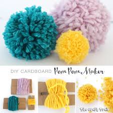May 24, 2021 · instructions using a glass or a tin can as a template, cut out two large circular disc. The Craft Train The Easiest Way To Make Pom Poms Get The Template Here Https Www Thecrafttrain Com Diy Cardboard Pom Pom Maker Facebook
