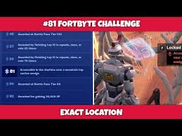 Fortbyte 81 involves searching near a mountain top cactus wedge in fortnite to find this collectible. Mount Videos Of Popular Gamers