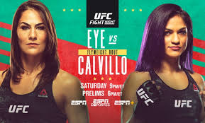 View fight card, video, results, predictions, and news. Ufc Fight Night Preview Eye Vs Calvillo