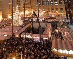 Image of Christkindl Market Chicago in December