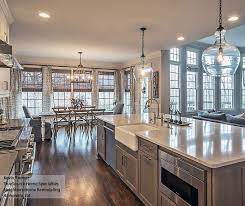 Check spelling or type a new query. White Shaker Cabinets With A Large Kitchen Island Masterbrand