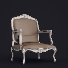 Louis Xv Armchair Royalty Free 3d Model Preview No 4 Armchair Chair Louis Xv Armchair