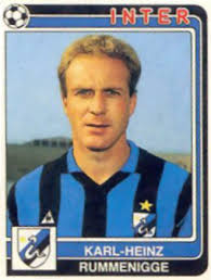 His brother michael rummenigge and he played for three years in a bayern jersey from 1981 to 1984. Old School Panini On Twitter Karl Heinz Rummenigge Inter Milan 1986 87 Http T Co T7e70f3ed2