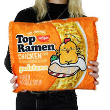 Personal shopper so i'm not quite sure how that works. Nissin Top Ramen X Gudetama Large Crinkle Plush By Kidrobot In 2021 Gudetama Food Pillows Nissin