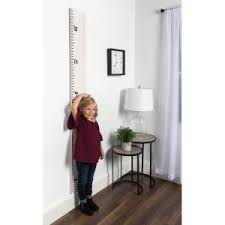 Kate And Laurel White 6 5 Ft Wooden Growth Chart 211752