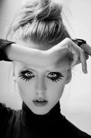 Black And White Makeup Looks Sign Up Tumblr Black And White Makeup Makeup Photography White Makeup