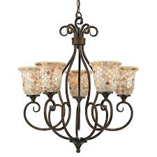 Quoizel Monterey Mosaic 5 Light Chandelier Bed Bath Beyond