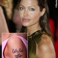 Cop some of these cool angelina jolie tattoos angelina jolie tattoo templates body art in the form of angelina jolie tattoos Angelina Jolie S Past And Present Tattoos And Their Meanings Tatring