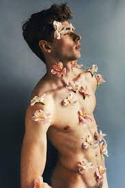 Boys porn and their Flower Art