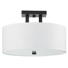 Find lighting you love at hayneedle, where you can buy online while you explore our room designs and curated looks for tips, ideas & inspiration to help you along the way. Semi Flush Mount Ceiling Light 15 X 10 Matte Black Isf789a03bk Rona