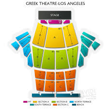 Greek Theatre Los Angeles Seating Chart For Socals Top