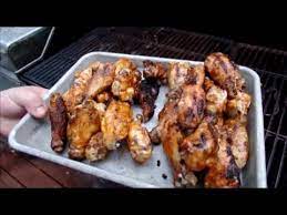 You will have to add 50 percent more of the time you normally cook freshly thawed chicken. Chicken Wings On A Gas Grill With Sauce Youtube