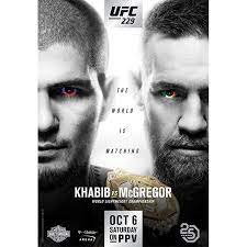 However, fights that are forever etched in historical stone, past and present, still serve as some. Ufc 229 Nurmagdomedov Vs Mcgregor Event Poster Ufc Store