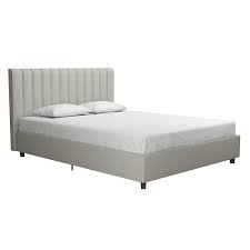 No exchange, return, service or refund is allowed. Novogratz Brittany Upholstered Bed Queen Light Grey Linen Staples Ca