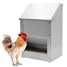 Automatic Chicken & Duck Treadle Feeder - Feedomatic 26 Pounds
