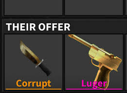 Mm2 chroma luger virtual games, game codes, black box, mystery. Corrupt Luger Set Mm2 Roblox Godly Murder Mystery2 Virtual Item Cheap 13 95 Picclick