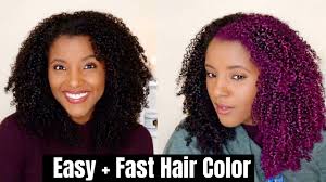 To get purple hair no bleach, you can use only the strong purple hair dye without pairing with a developer. Coloring My Hair Purple Without Bleach Youtube