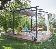 Terrasse Couverte 6 Inspirations A Copier Une Terrasse Couverte Avec Une Pergola Pour Une Ambiance Bucoli Terrasse Mit Pergola Garten Terrasse Terassenideen