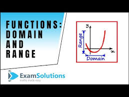 Functions Domain And Range Tutorial 1 Examsolutions Youtube