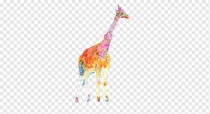 Feel free to explore, study and enjoy paintings with paintingvalley.com Colorful Giraffe Watercolor Painting Illustration Giraffe Color Clips Color Splash Mammal Animals Png Pngwing