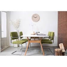 ridge rib eetkamerstoel met armleuningen set van 2 furniture home decor dining chairs