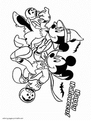 Oct 29, 2020 · minnie mouse happy halloween coloring page. Disney Halloween Printable Coloring Pages