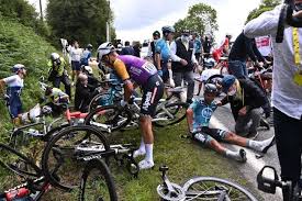 It seems that massive crash saturday during the tour de france might have been downright criminal. 9qqapmf7pzssqm