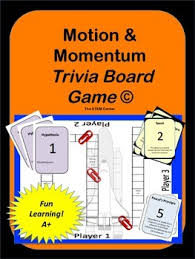 Physics Trivia Board Games Science Lesson Activities Science Games