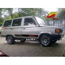 Terjual toyota kijang super g full modif gaul abis. Cutting Sticker Stiker Mobil List Stripe Kijang Grand Kijang Super Kijang Kapsul Satu Paket Shopee Indonesia