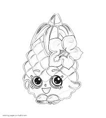 Free shopkins coloring pages shopkins coloring pages free. Shopkins Coloring Book Pages Pineapple Crush Coloring Pages Printable Com