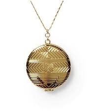 House Of Harlow 1960 Medallion Locket Pendant Art Deco Locket Timeless Jewelry Jewelry
