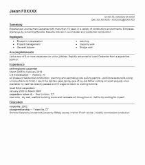 Try using it to outline your. Self Employed Carpenter Resume Example Company Name Glenwood Illinois