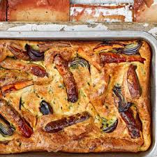 1 tablespoon (15 milliliters) vegetable oil. Sausage And Vegetable Toad In The Hole