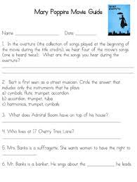 Read on for some hilarious trivia questions that will make your brain and your funny bone work overtime. Mary Poppins Movie Guide Great Back To School Activity Tpt