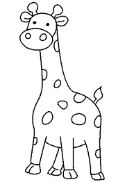 How to draw a giraffe easy and step by step. Simple Giraffe Drawing For Kids