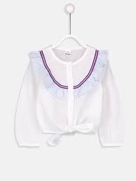 Kiz Bebek Poplin Gomlek 9s4356z1 E5x Lc Waikiki Gomlek Kiyafet Baby Outfits