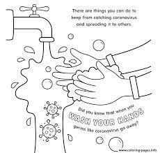 ( wash your hands posters! Wash Your Hands Germs Like Coronavirus Coloring Pages Printable