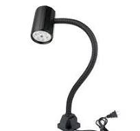 120V Led Machine Light, 9W Milling Light, Ip66 Water Proof Flexible  Gooseneck Lamp For Lathe Drill Press, Industrial Lighting,Wi