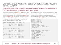 The objective of this page is to build a comprehensive list of open source c++ libraries, so that when one needs an implementation of particular functionality, one needn't to waste time searching on web (duckduckgo, google, bing etc.). Polimorfizam Apstrakcija Sabloni Ppt Download