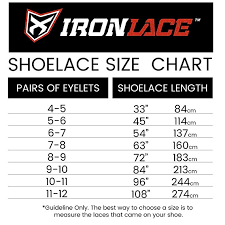 Shoelace Length Chart Best Picture Of Chart Anyimage Org