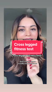 Cross legged sitting to standing position fitness test #crossleggedtest