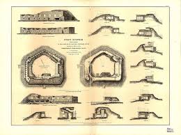 Fort Sumter Map And Cross Section 1865 Fort Sumter Sumter Panoramic Map