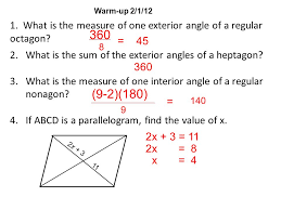 What Is An Interior Angle Of A Regular Octagon