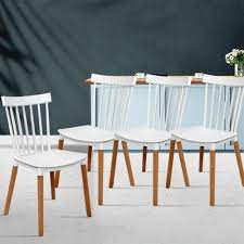 Maybe you would like to learn more about one of these? Artiss Set Of 4 Dining Chairs Replica Kitchen Chair White Retro Rubber Deqos