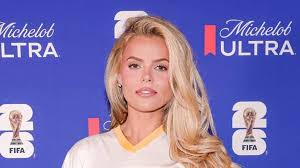 Brooks Nader Bares It All in Sheer Victoria’s Secret Lace Crop Top