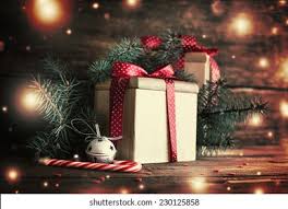 Whether you're searching for the best deals. Christmas Presents Red Ribbon On Dark Stock Photo Edit Now 230125858