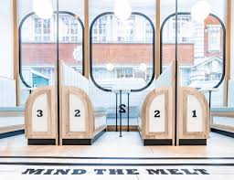 Cloud Like Ceilings And Neon Signage Are Just Some Of The Playful Features That Design Studio Formroom Employed Store Design Interior Store Design Cafe Design