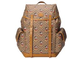 More than 54 products in stock. Gucci X Disney Backpack Mini Gg Supreme Mickey Mouse Medium Beige In Coated Canvas Leather With Antique Gold Tone